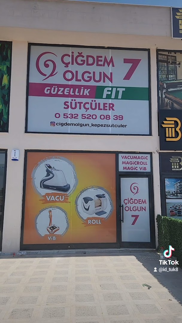 Çiğdem Olgun Sütçüler şubesinin tabelası ve cephesi